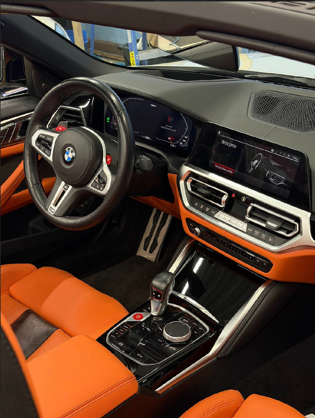 BMW M4 comp white